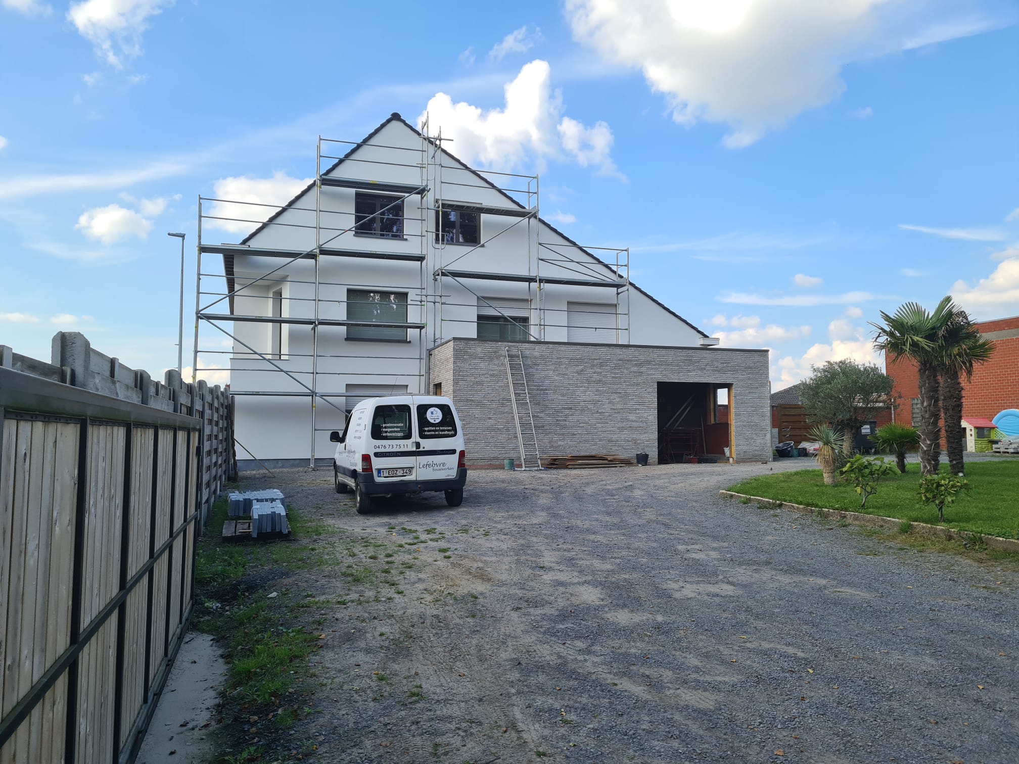Aanbouw woning 
