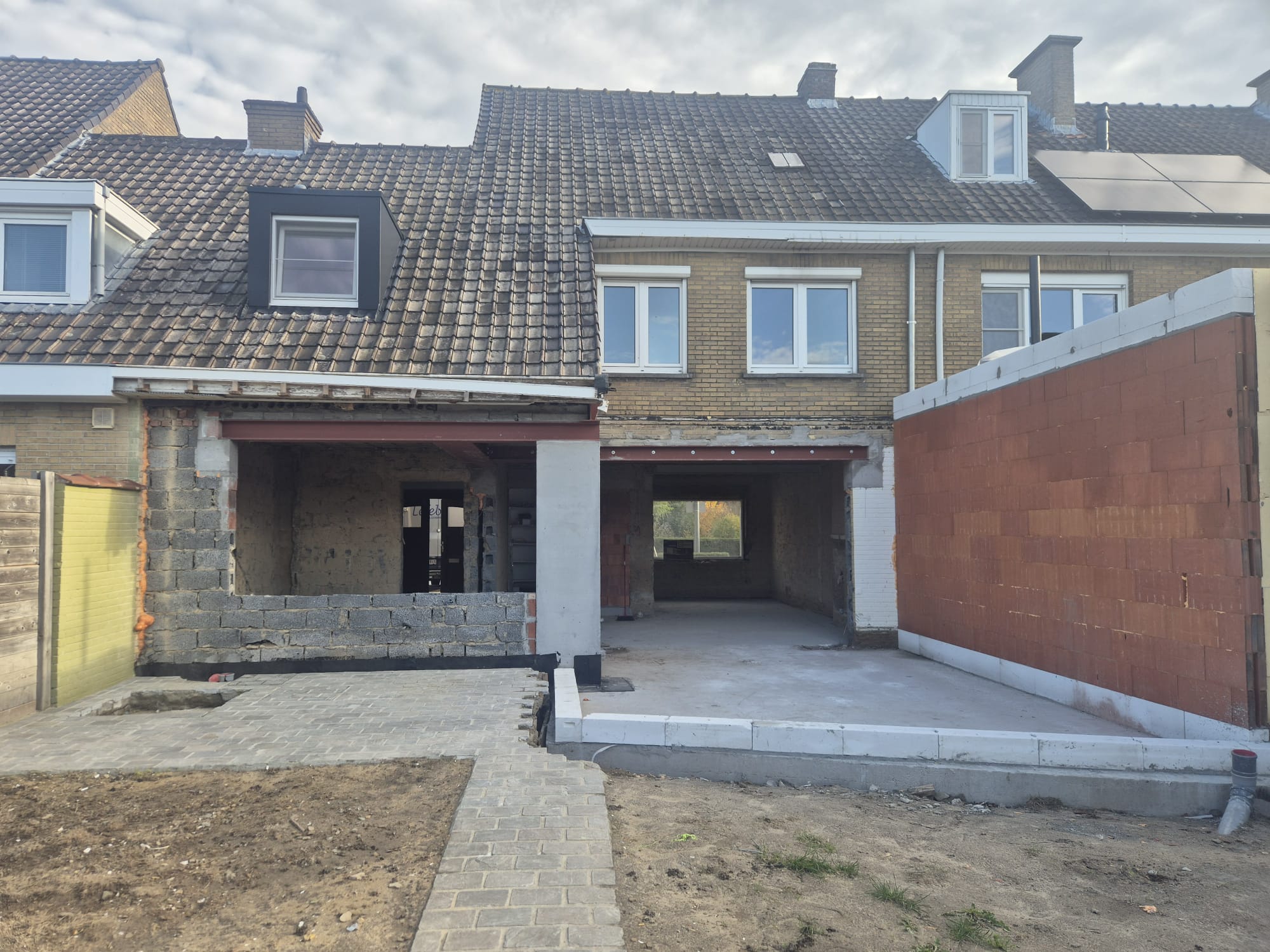Aanbouw woning 