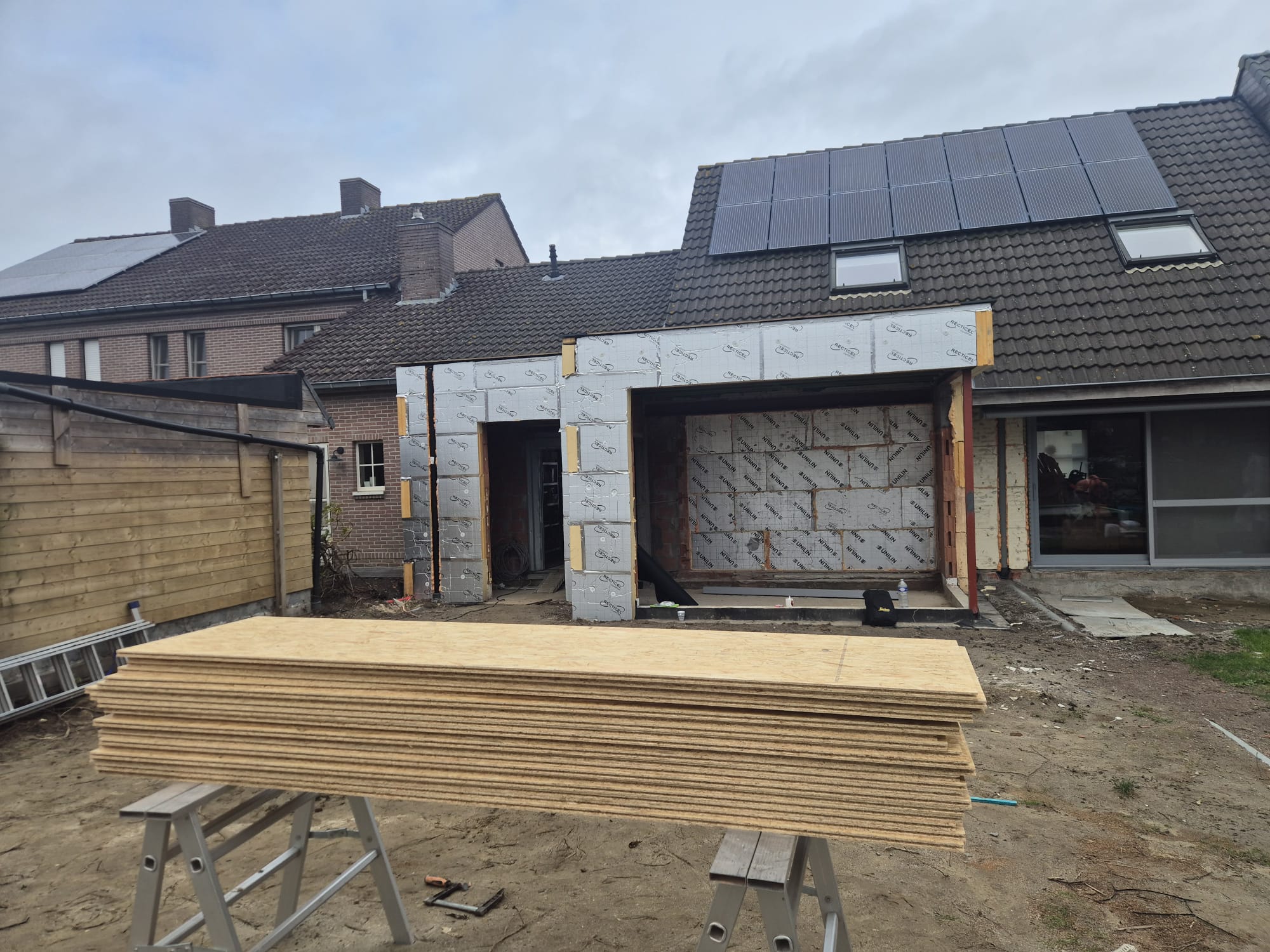 Aanbouw woning 