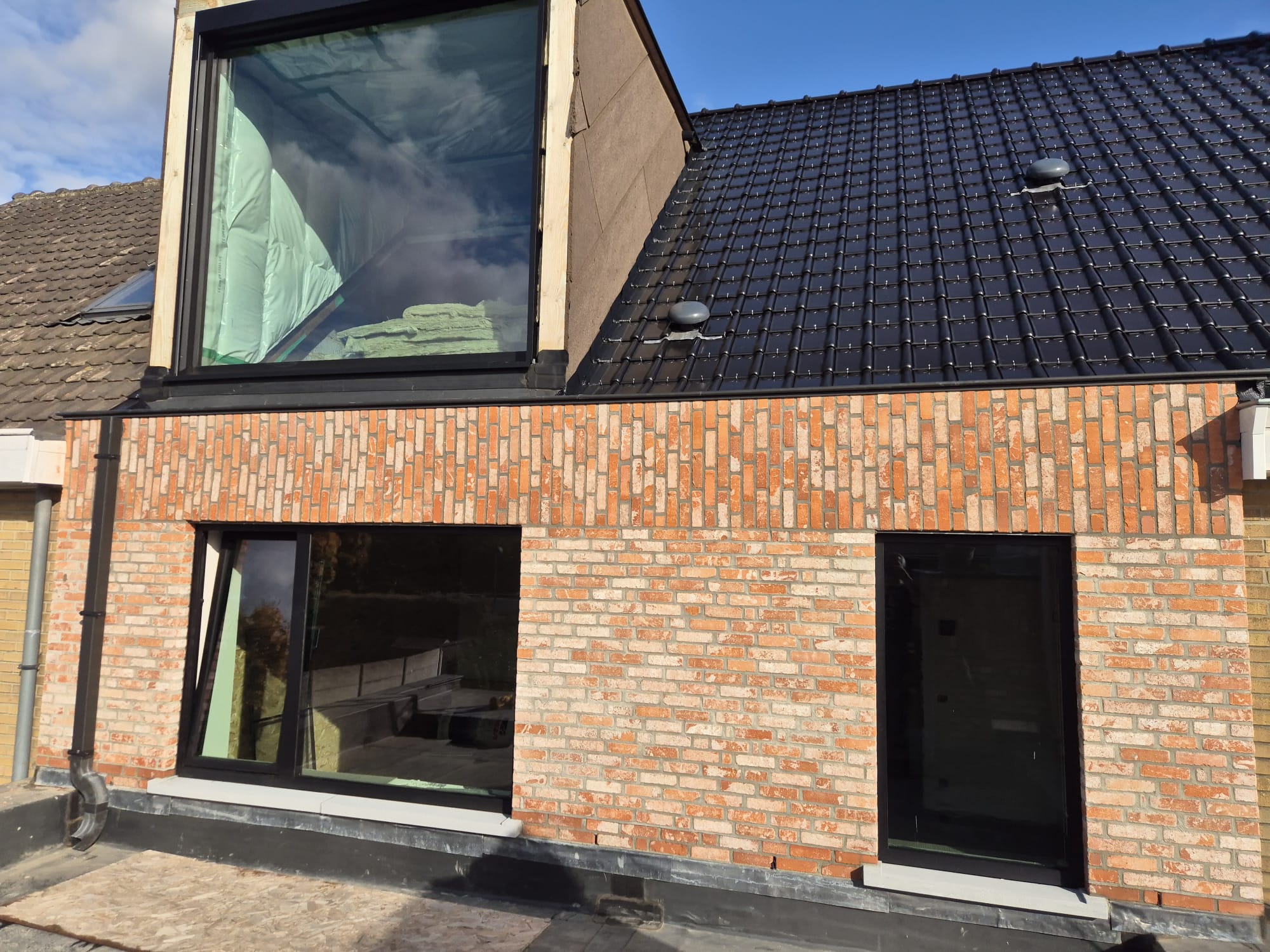 Aanbouw woning 