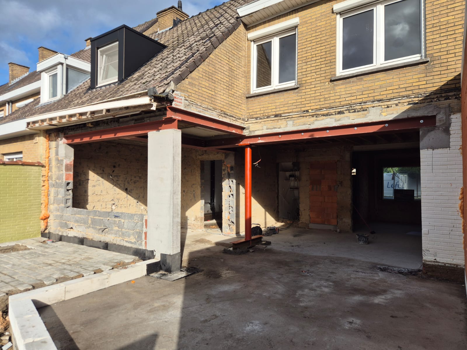 Aanbouw woning 