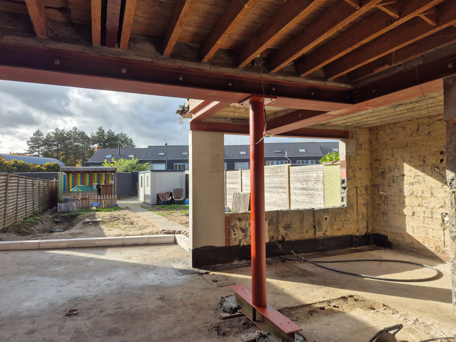 Aanbouw woning 