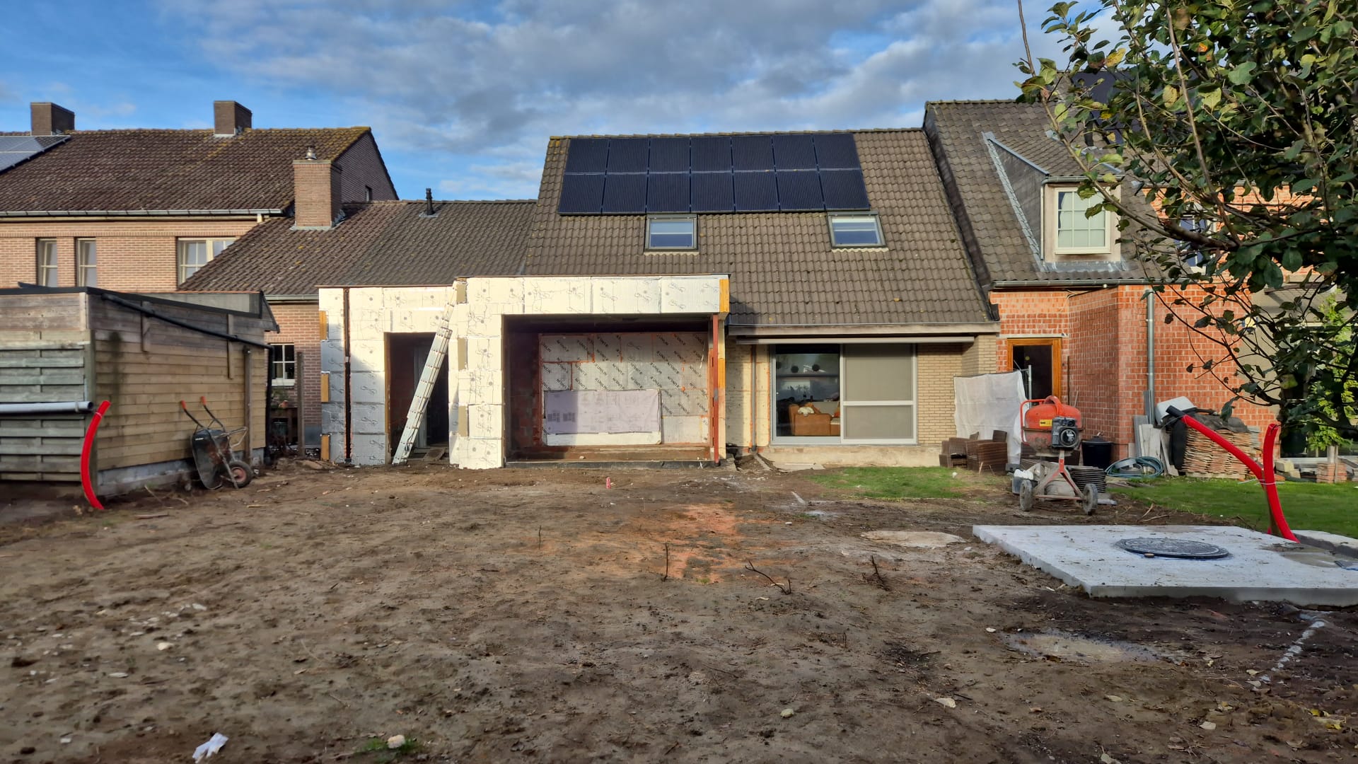 Aanbouw woning 