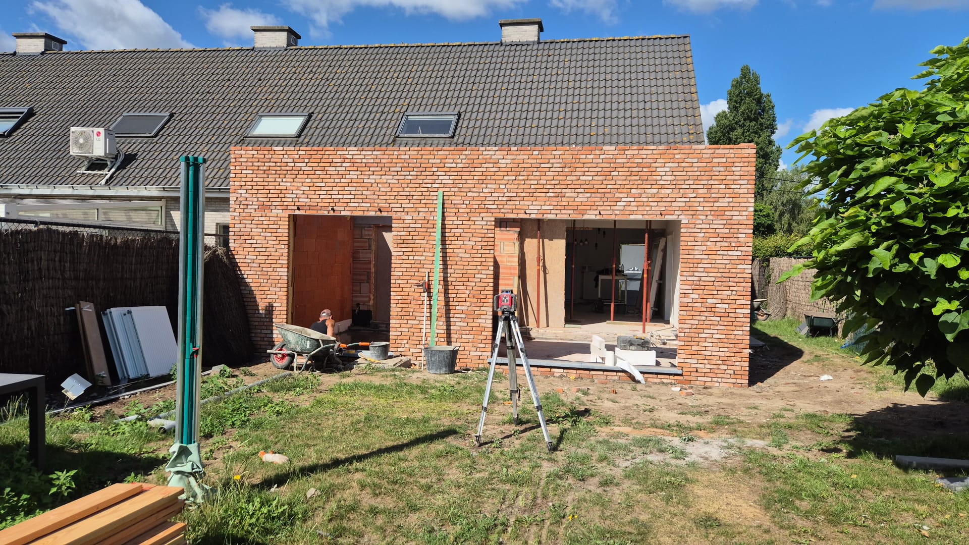 Aanbouw woning 